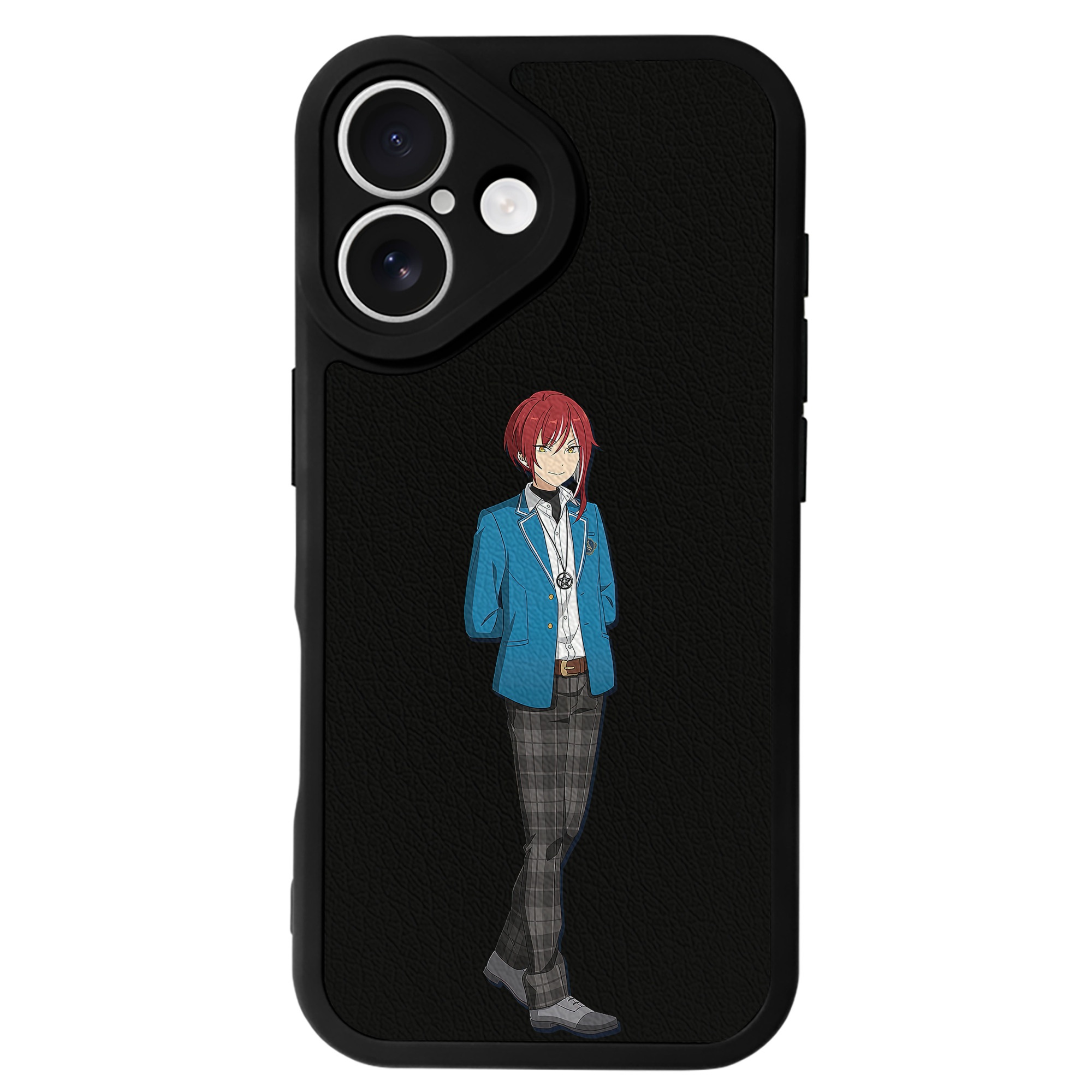 （画像用） あんさんぶるスターズ! Ensemble Stars 【iPhone 16シリーズ対応】シリコンスマホケース（レザー調） 材質：シリコン